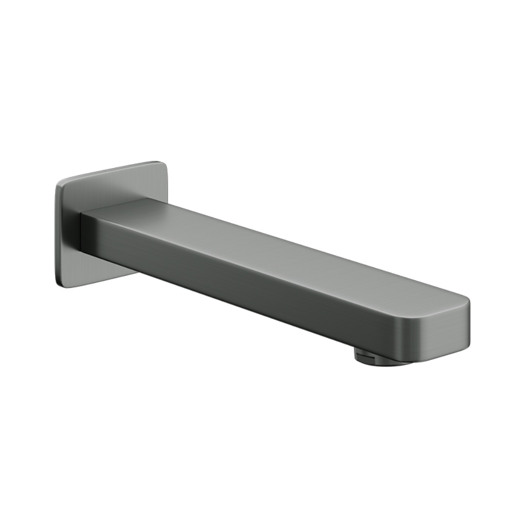 Product Cut out image of the Abacus Edge Anthracite Wall Mounted Bath Spout